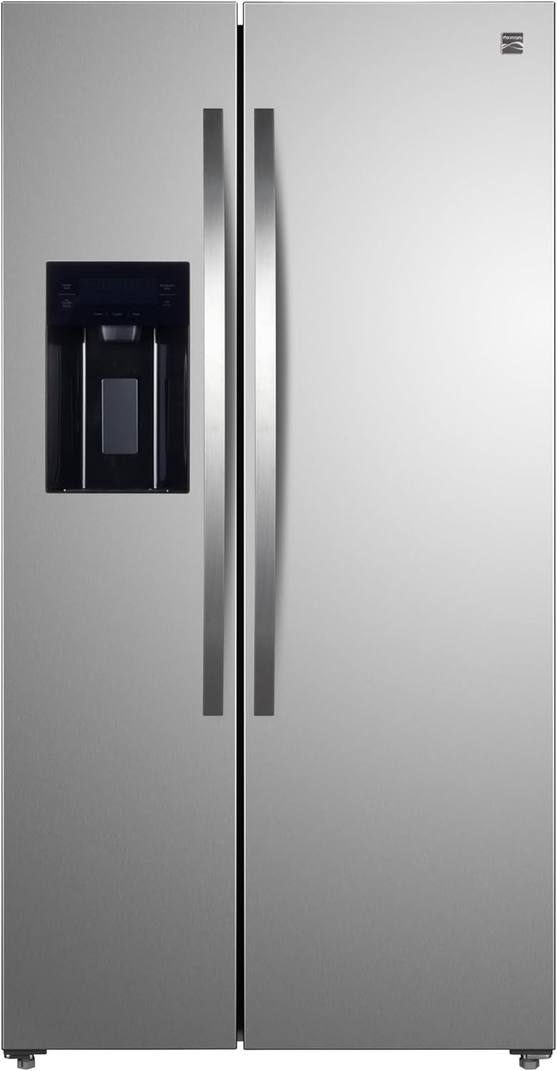 Kenmore Stainless Steel Side-by-Side Refrigerator with Water & Ice Maker