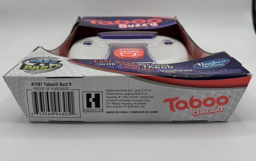 Taboo Buzz’d Electronic Fast Pass Party Game Hasbro 2013 Brand New Party - Picture 3 of 3
