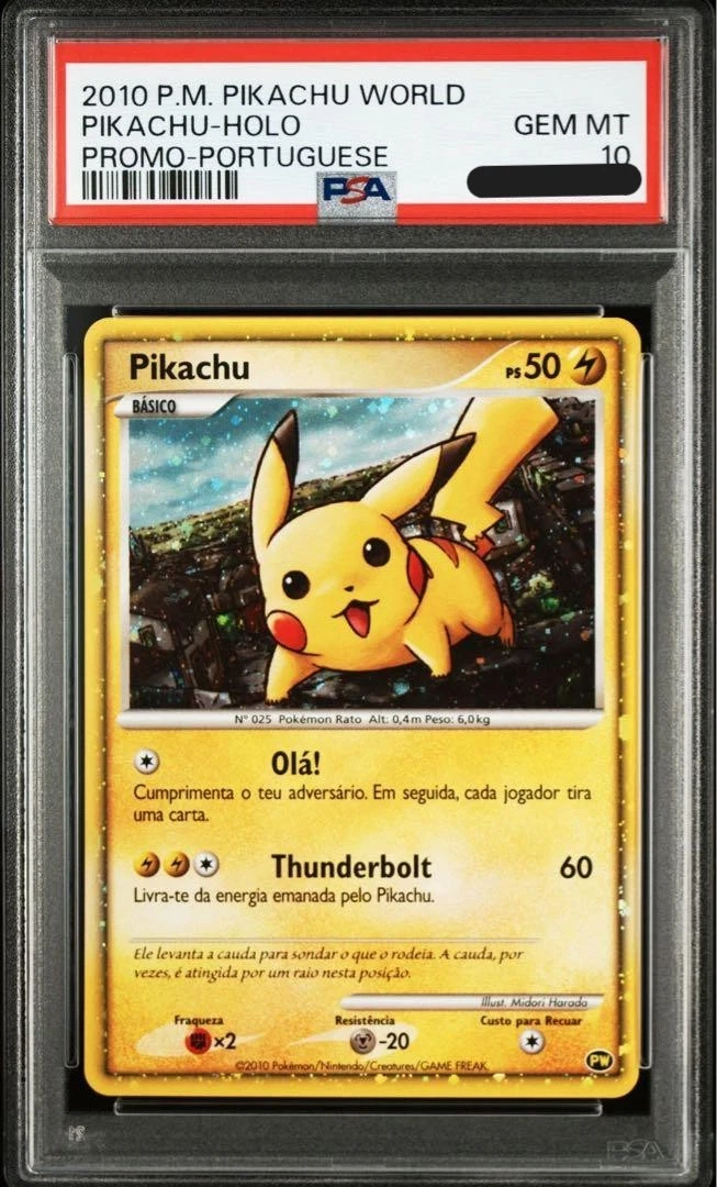 Pikachu Pokémon TCG Professional Sports Authenticator (PSA