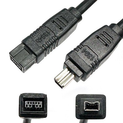 FireWire Kabel IEEE Stecker 1394B 9pol St/1394A 4pol St Camcorder bis 800 Mbit 