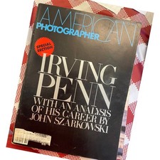 Vtg American Photographer Magazine Oct 1984 Irving Penn John Szarkowski Cover