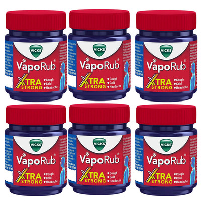 Vicks VapoRub Xtra Strong 50ml Chest Rub Cold Cough Relief Headache Body Ache