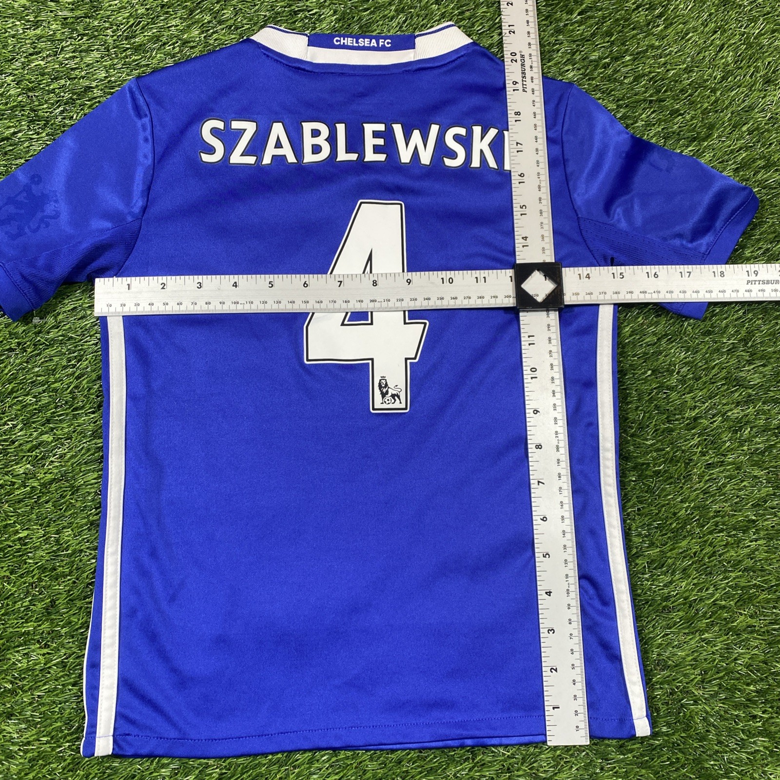 Chelsea Soccer Adidas szablewski Jersey Youth Small Blue Home Kit 2016 thumbnail 13