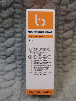 London Beauty Multifunctional Face Serum Collagen Calmandarin 1 fl oz New in Box
