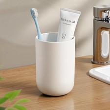 Toothbrush Cup Holder10.5oz Reusable Unbreakable Bathroom Tumbler 1 PCS,