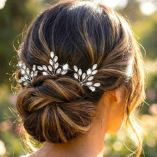 Rhinestone Bride Wedding Hair Pins Crystal Bridal Hair Accessories Hair Pieces f
