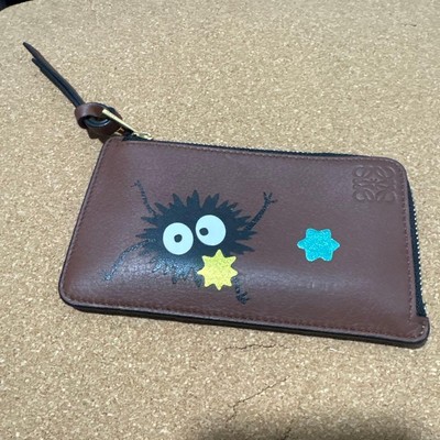 LOEWE × Studio Ghibli Totoro Zip Card Holder Coin Purse Limited Edition Japan