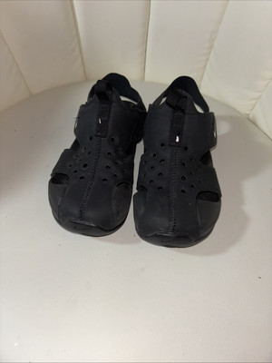 Nike Sunray Protect 2 (TD) Black/White Toddler Boy's Sandals - Size 8.5