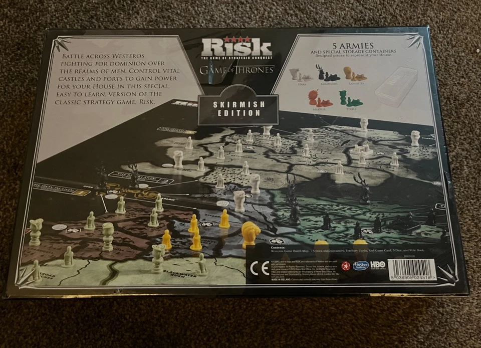 Risk - Game of Thrones Skirmish Edition Game. Hasbro 2015. BRAND NEW AND SEALED - Image 3 of 4
