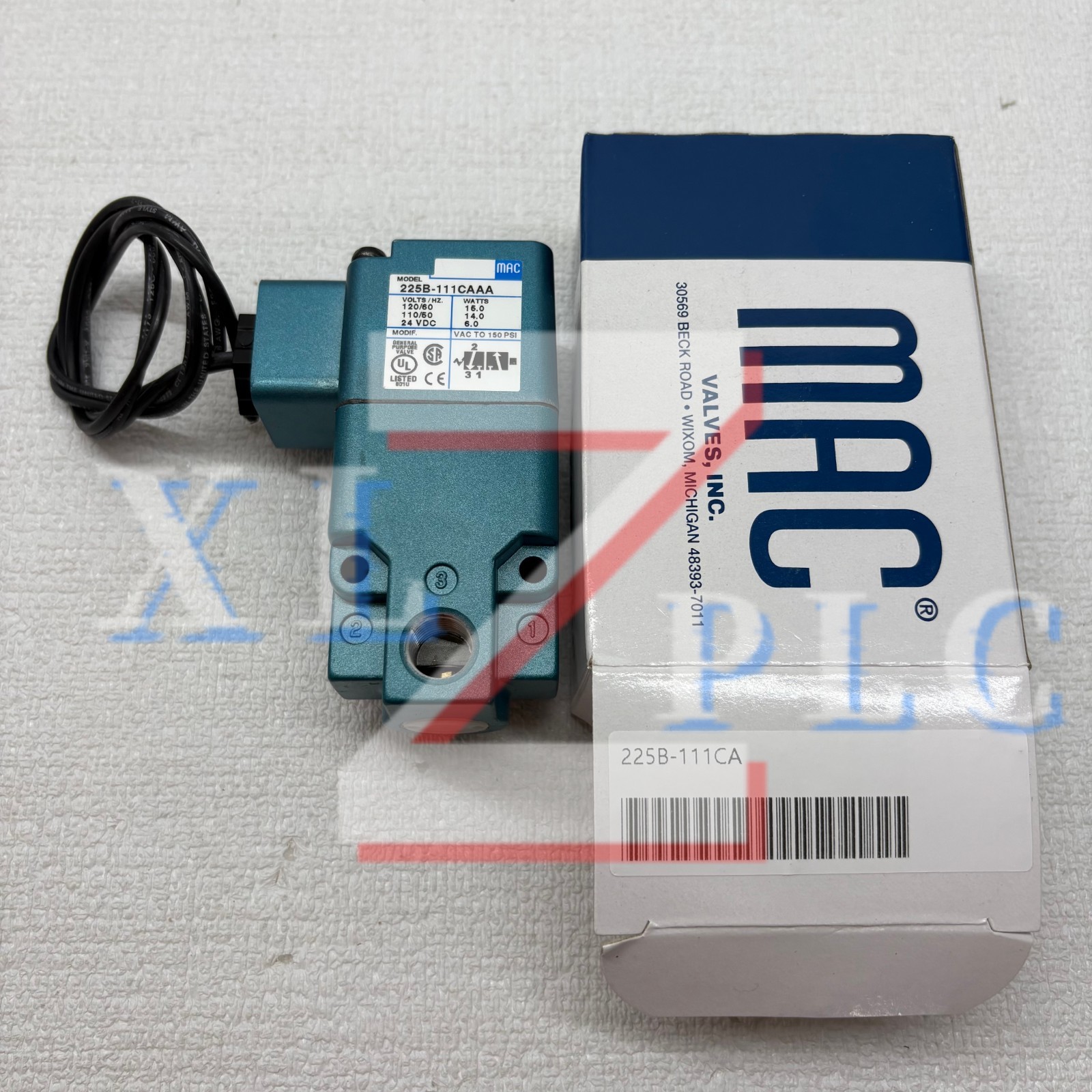 1PCS New MAC 225B-111CA 225B-111CAAA Solenoid valve In Box*