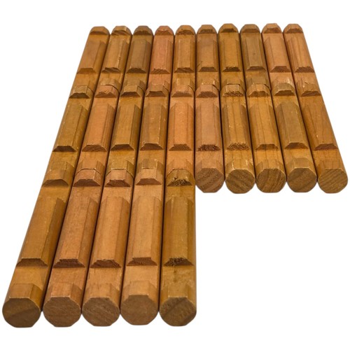 Lincoln Logs Replacement 25 Full Round 2 Notch 4.5" - Picture 2 of 2