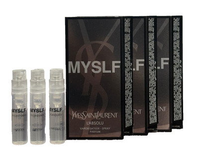 3x MYSLF L'ABSOLU YSL YVES SAINT LAURENT 0.04oz / 1.2ml PARFUM Spray Samples NEW