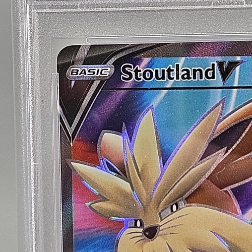 2021 Pokemon Battle Styles FA Stoutland V #157 Full Art Card PSA 9 Mint - Picture 3 of 7