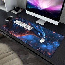40 90cm XXL Dragon Design Gaming Mouse Pad - Large Non-Slip Rubber Base, Vibrant