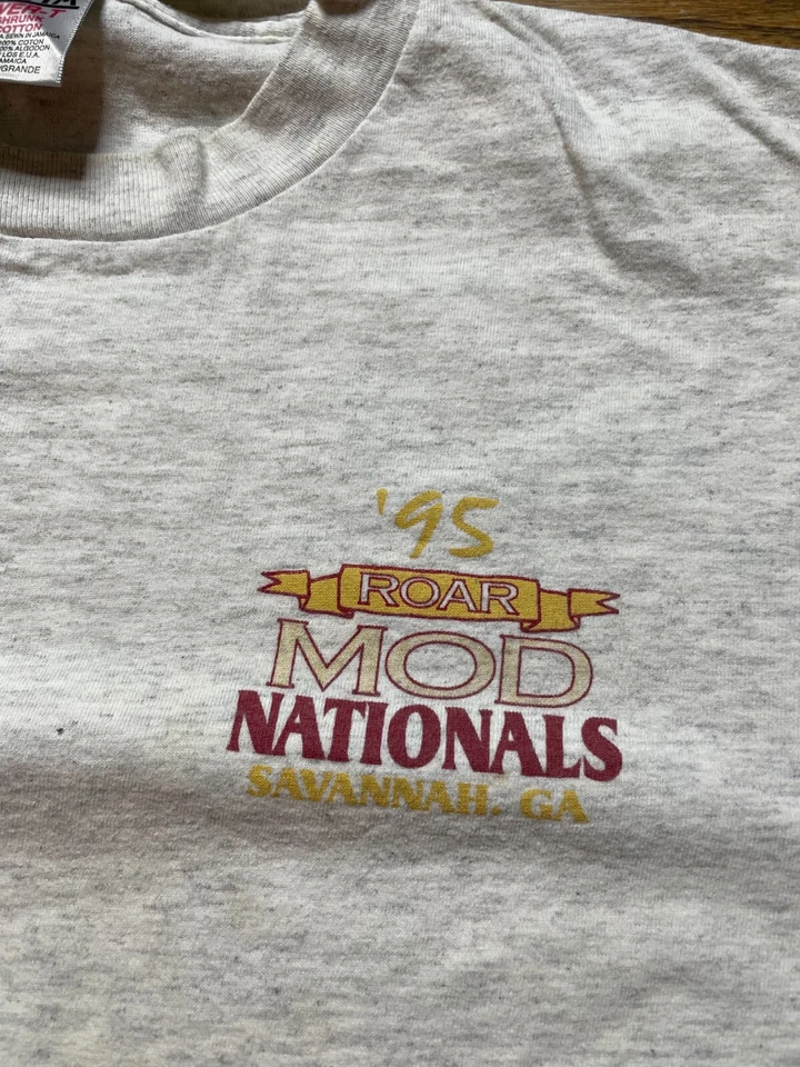 Vintage 1990s Roar Mod Nationals Savannah GA SCORE RC R/C Car Racing T-Shirt XL - Image 4 of 4