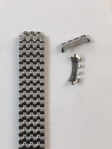 ✅ Pulsera Para Reloj De Acero 18 Mm Vintage Stainless Steel FLEX Flexible - Picture 9 of 9