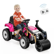 12V Battery Powered Kids Ride on Road Roller Gift Kids With 2.4G Remote Control