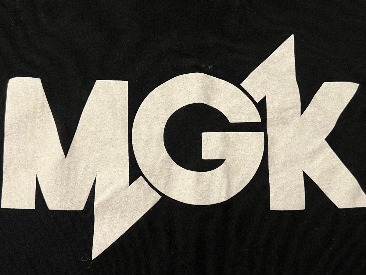 Machine Gun Kelly MGK Initials Only Logo Rap Rock Shirt Medium
