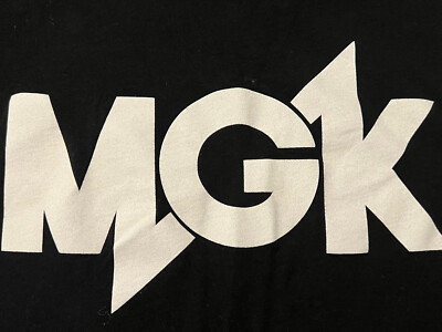 Machine Gun Kelly MGK Initials Only Logo Rap Rock Shirt Medium