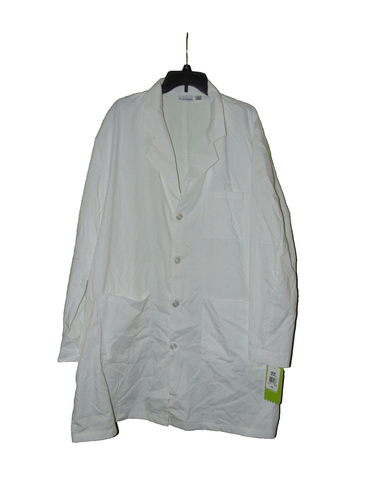 LANDAU White Lab Coat 54 Unisex New Costume Cosplay