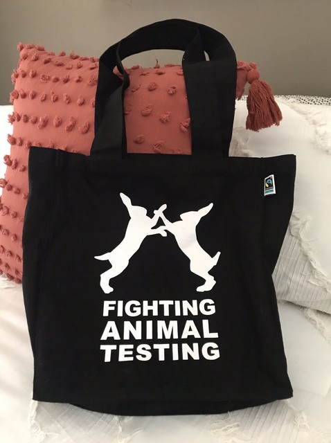 Lush Fighting Animal Testing Fair Trade Made Canvas Tote Bag Cute! | eBay