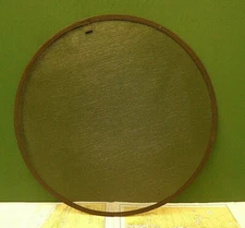 Round Black Hatch Fly Screen Dia 20 1/2" Snap In
