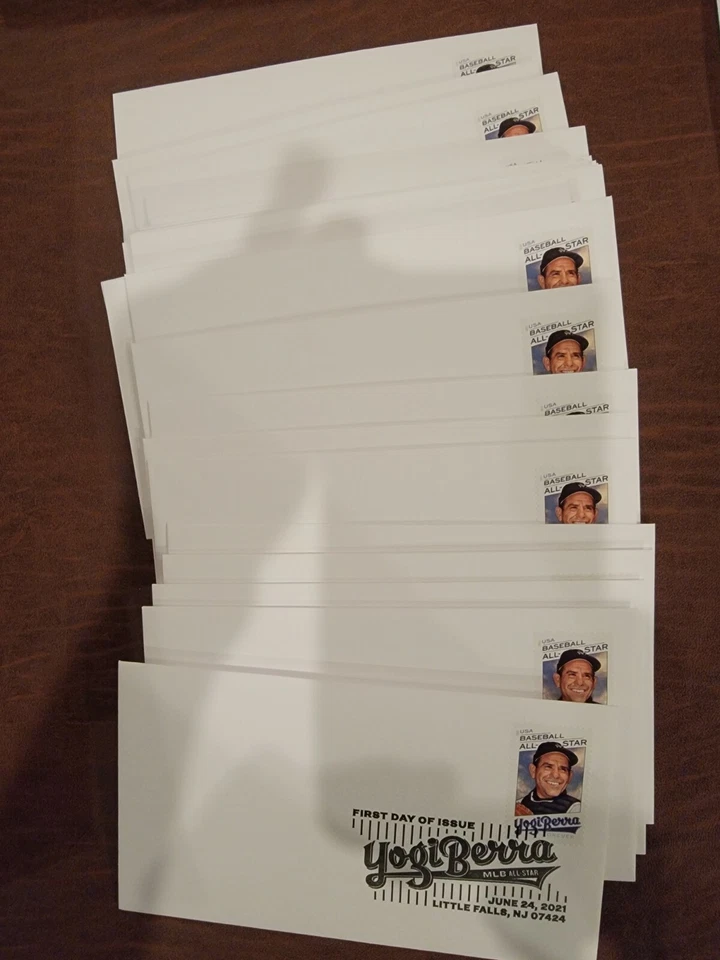 NEW Yogi Berra US MLB All Star Yogi Berra First 1st Day Cover FDC 2021 MINT NY - Image 2 of 3