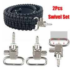 Quick Detach Stainless Steel Sling Swivels for Gun Rifle 1? / 1.25" Sling Mount