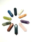 Ten Double Terminated Stone Points Crystal Healing gift reiki Metaphysical