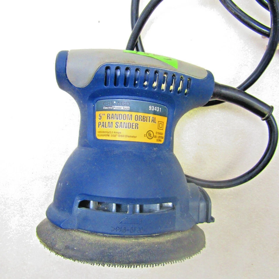 Lijadora orbital aleatoria de Chicago Electric, 93431 Foto 4 de 4