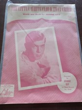 The Little White Cloud That Cried Sheet Music Johnnie Ray 1951