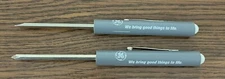 Vintage GE INC Pocket Screwdriver set with case - General Electric