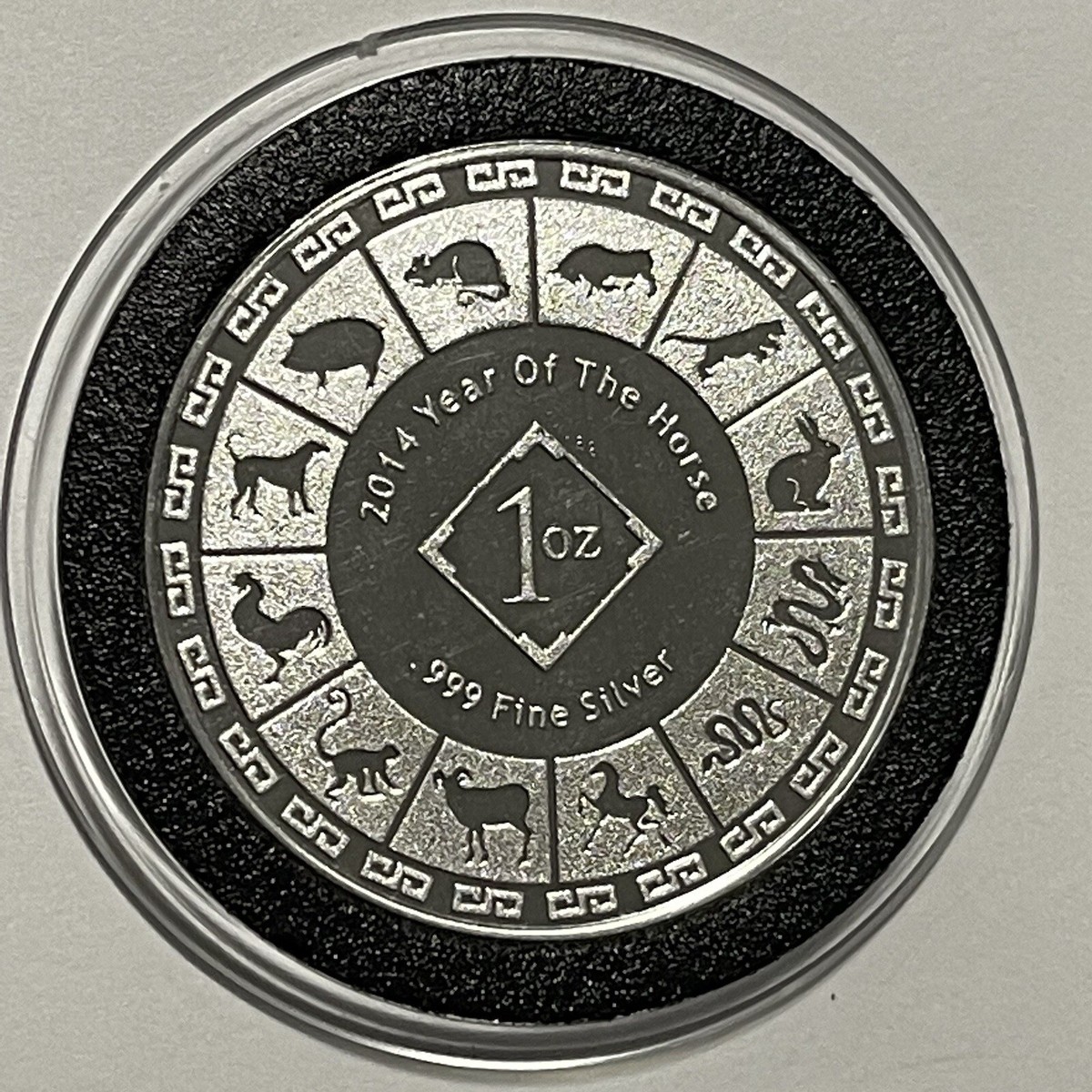 銀貨: Tokelau 2014 Lunar Year of the Horse Ant.Finish -1oz Fine