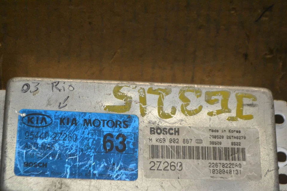 Kia Rio 2003 unidad de transmisión TCU 954402Z260 módulo 660-7B7 Foto 2 de 4