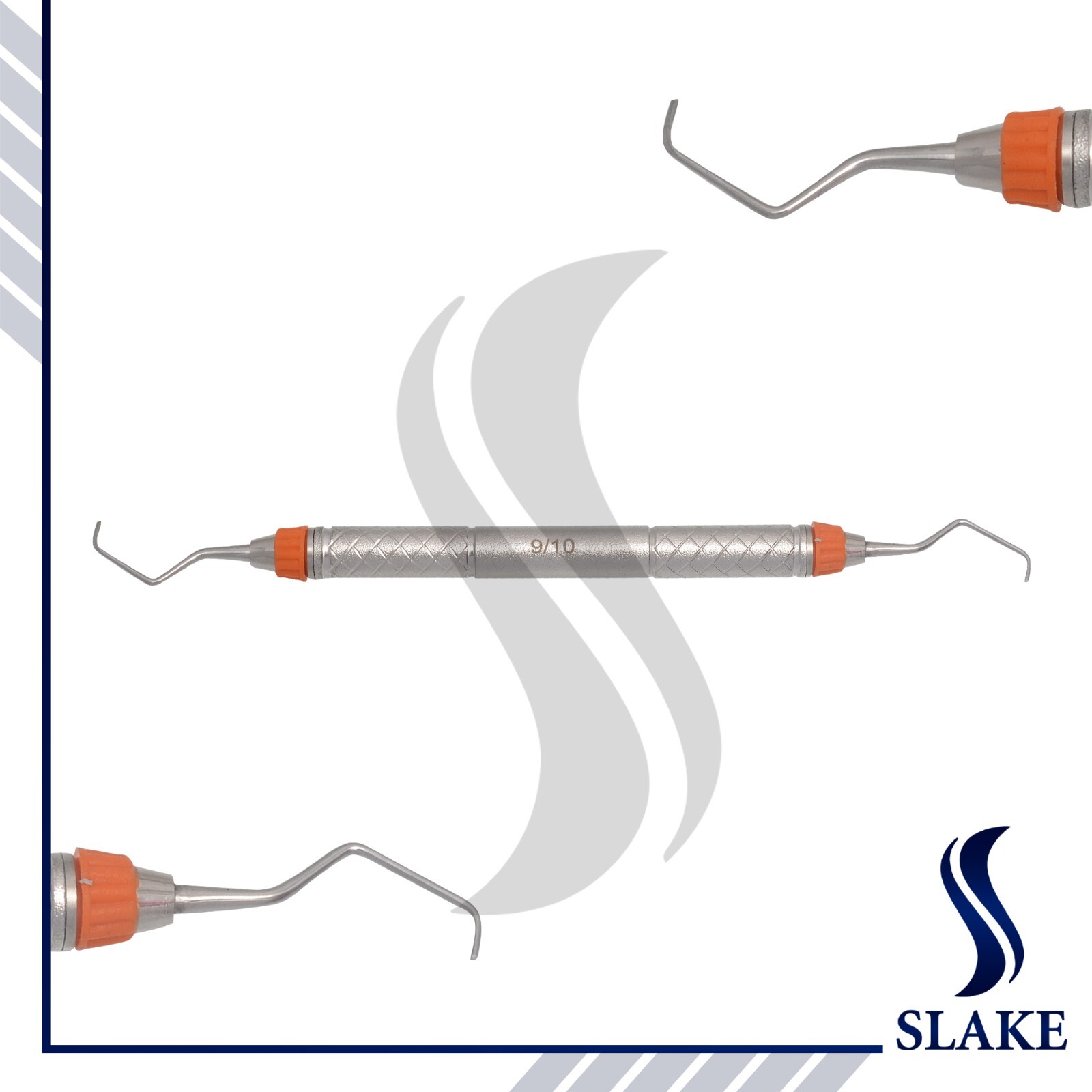 Set Of 7 Dental Gracey Curettes Perio Hollow Handle Surgical Hygiene Scalers New