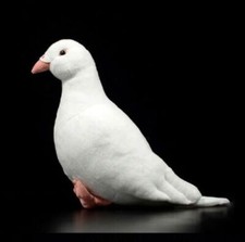 19cm Simulation White Pigeon Plush Toy Stuffed Animal Doll Kids Gift Hot