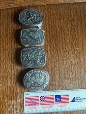 1984, 1985, 1986 and 1988 Small Hesston Belt Buckles
