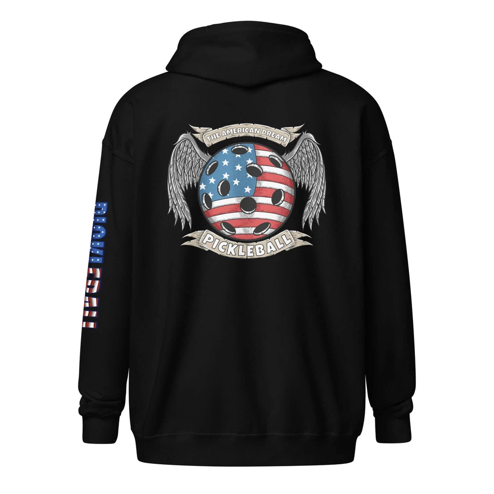 Pickleball Ultimate American Dream Series Unisex Heavy Blend Zip Hoodie