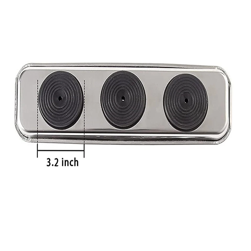 Juego de bandejas magnéticas para piezas de 2 piezas, bandeja grande de piezas de acero inoxidable de alta resistencia Foto 2 de 4