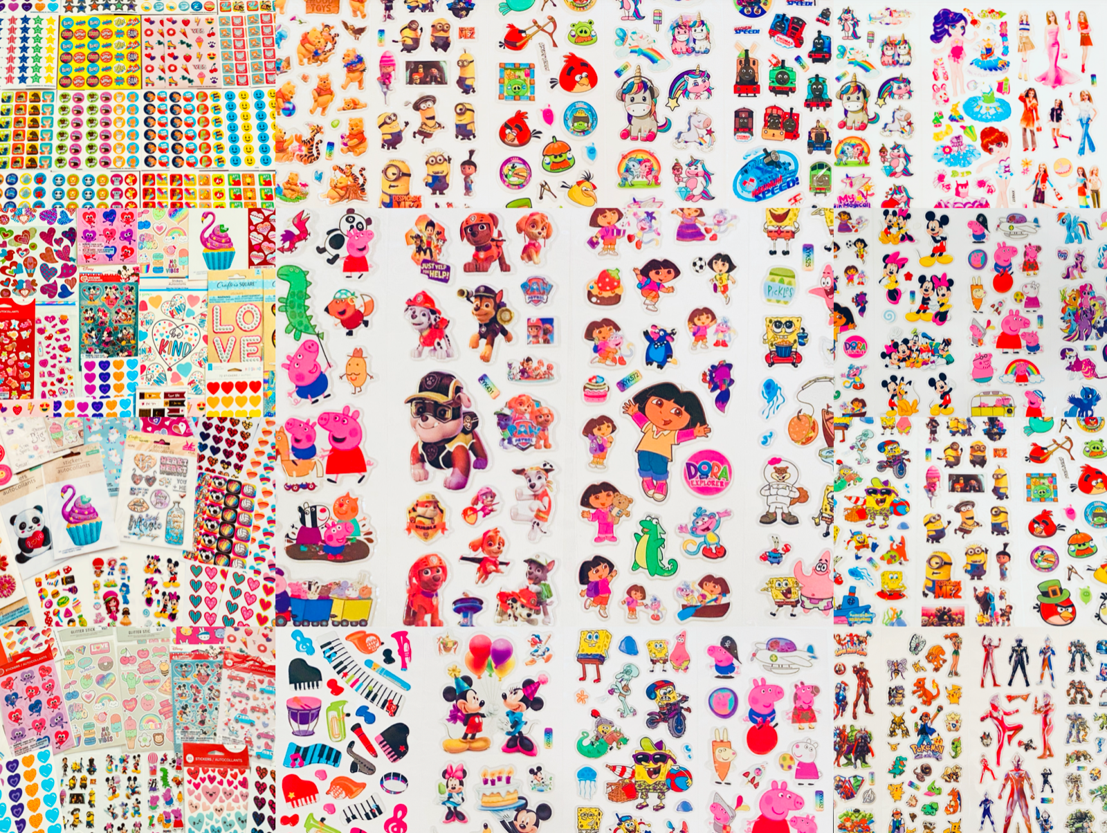 Stickers Bundle of 19 New Quality Packs for Kids Teachers Boys Girls