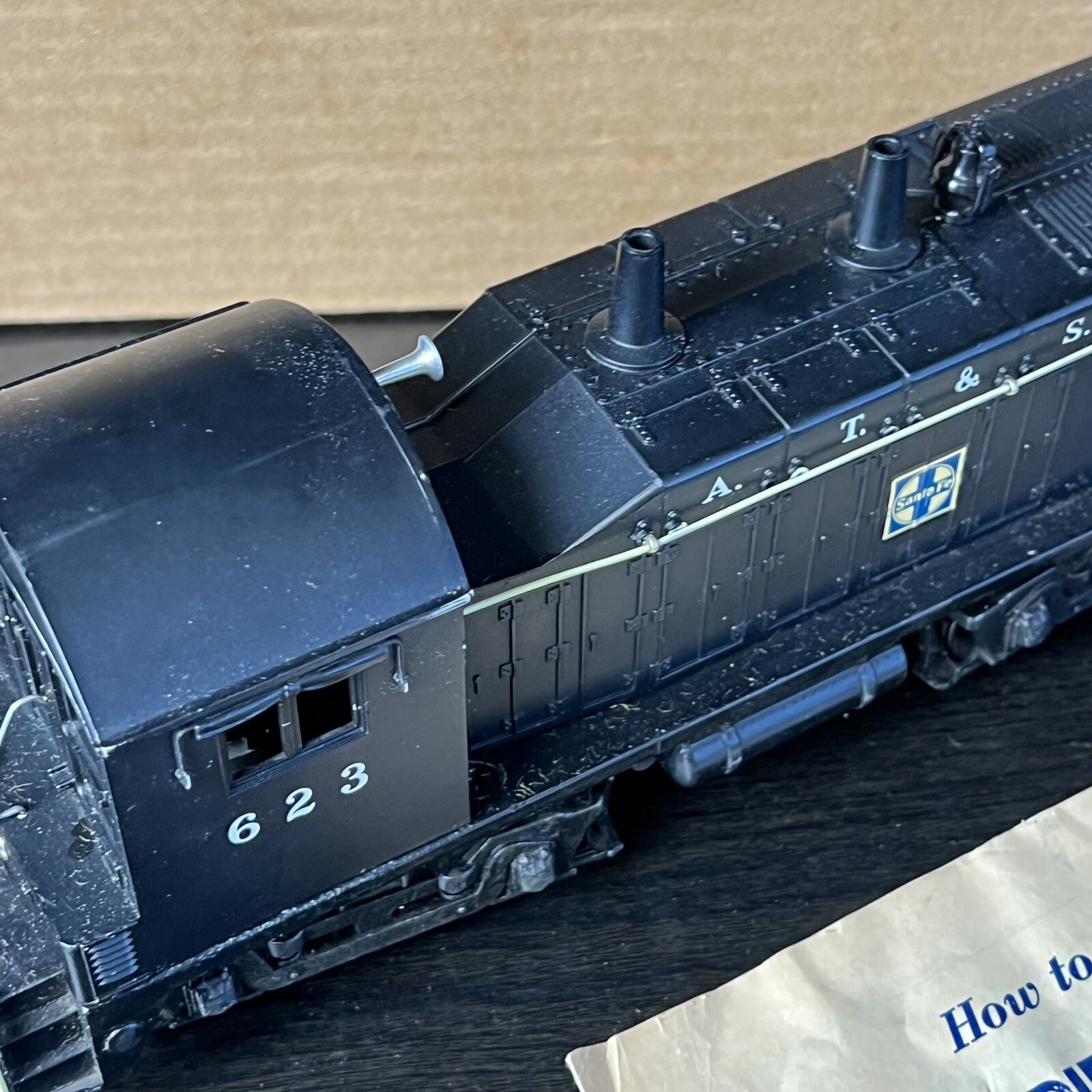 Lionel Santa Fe Diesel Switcher Locomotive Train #623 O Gauge WORKS | eBay