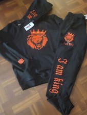 I AM King Red/Black Size L Sweat Suit Brand New Bold Style  Ultimate Comfort