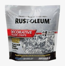 Rust-Oleum EpoxyShield DECORATIVE COLOR CHIPS 1 lb. Glacier Gray Concrete 312449