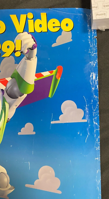 1996 Disney Pixar Toy Story 'Rocketing Onto Video' Promo Poster