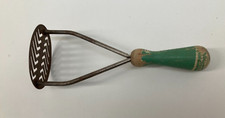 Green Chippy Handle MCM Kitchen Potato Masher...