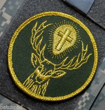 USAF AFSOC COMBAT RESCUE PEDRO PJ MEDIVAC vêlkrö INSIGNIA: SAINT HUBERTUS HUBERT