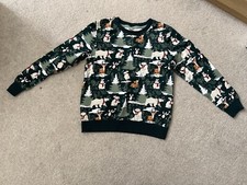 Christmas themed unisex kids sweatshirt age 6-8 years H&M