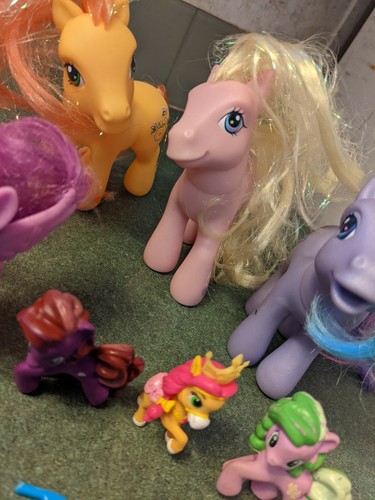 My Little Pony lot bundle 10 horses small toy with combs accessories - Picture 3 of 9