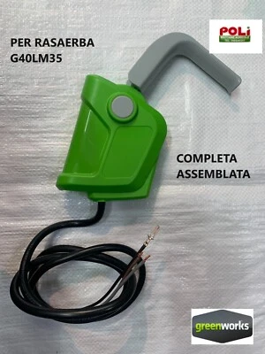 GREENWORKS G40LM35 RASAERBA A BATTERIA LEVA MANIGLIA MANOPOLA DI AVVIAMENTO