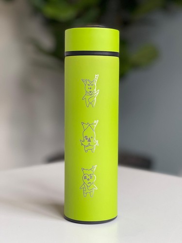 Korok Coffee Tumbler Tea Infuser Travel Mug, Legend of Zelda Breath of the Wild - Picture 2 of 10